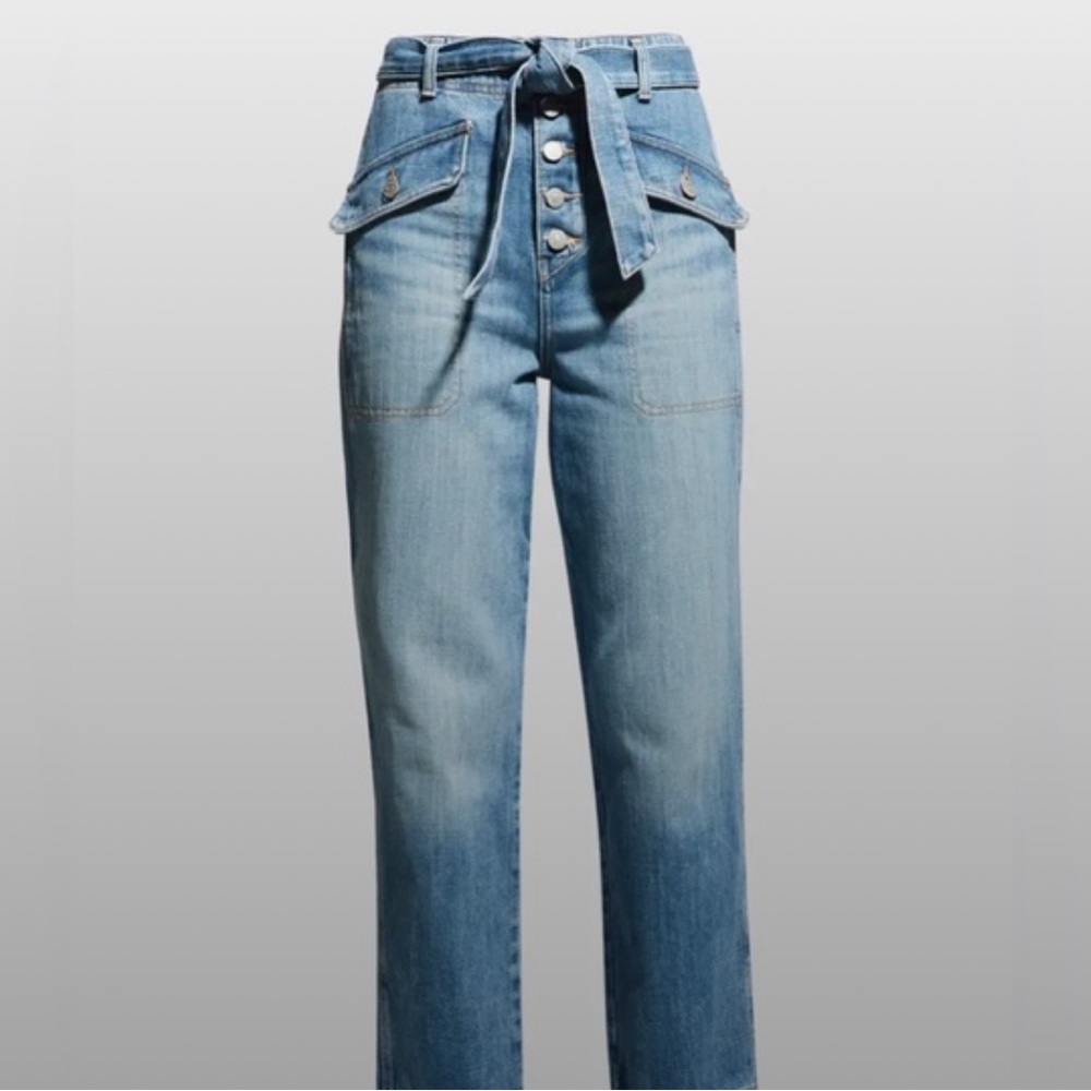 Veronica Beard Rinley Cropped Straight Leg Size29